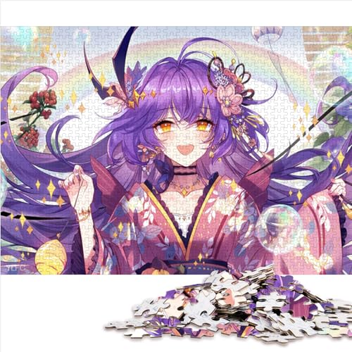 Puzzle Houkai Gakuen Sirin, 1000-teiliges Puzzle für Erwachsene und Kinder ab 12 Jahren, Papppuzzles, Spielspielzeug, Größe: 26 x 38 cm von SIBREA