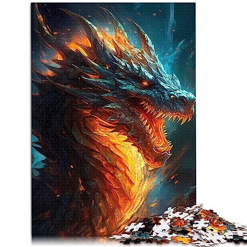 Puzzle für Erwachsene, Drachenfeuer, 1000 Teile, Holzpuzzle für Erwachsene und Kinder ab 12 Jahren, Geschenke für Freunde und Familie, Größe: 50x75 cm Puzzle für Erwachsene, Drachenfeuer, 1000 Teile, Holzpuzzle für Erwachsene und Kinder ab 12 Jahren, Geschenke für Freunde und Familie, Größe: 50x75 cm von SIBREA