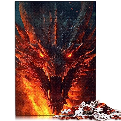 SIBREA Puzzle für Erwachsene und Kinder ab 12 Jahren, Dragon Burning, 1000 Teile, Fantasievoll, Rechteckig, 26 x 38 cm, Karton SIBREA Puzzle für Erwachsene und Kinder ab 12 Jahren, Dragon Burning, 1000 Teile, Fantasievoll, Rechteckig, 26 x 38 cm, Karton von SIBREA