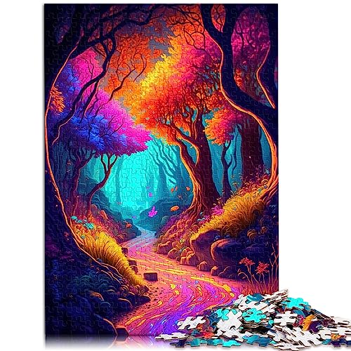 Puzzle für Erwachsene, Fantasiewelt, Wald, Erwachsene, 1000 Teile, Holzpuzzle für Erwachsene und Kinder ab 12 Jahren, tolles Geschenk für Erwachsene, Größe: 50x75 cm von SIBREA