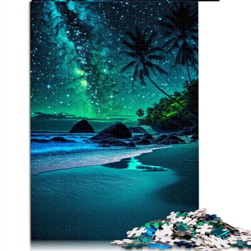 Puzzle für Erwachsene, Nachtansicht des Strandes, 1000 Teile, für Erwachsene, für Erwachsene und Jugendliche ab 12 Jahren, Papppuzzles, pädagogisches Spielzeug zum Stressabbau, Puzzle Puzzle für Erwachsene, Nachtansicht des Strandes, 1000 Teile, für Erwachsene, für Erwachsene und Jugendliche ab 12 Jahren, Papppuzzles, pädagogisches Spielzeug zum Stressabbau, Puzzle von SIBREA