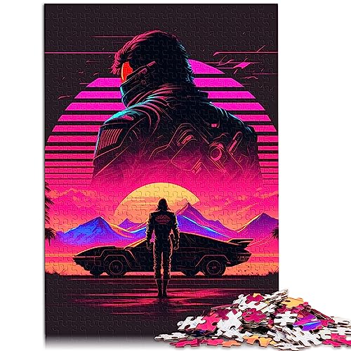 Puzzle für Erwachsene, Neon-Sonnenuntergang, Puzzle, 1000 Teile, Holzpuzzles für Erwachsene und Kinder, tolles Geschenk für Erwachsene, Größe: 50x75 cm Puzzle für Erwachsene, Neon-Sonnenuntergang, Puzzle, 1000 Teile, Holzpuzzles für Erwachsene und Kinder, tolles Geschenk für Erwachsene, Größe: 50x75 cm von SIBREA