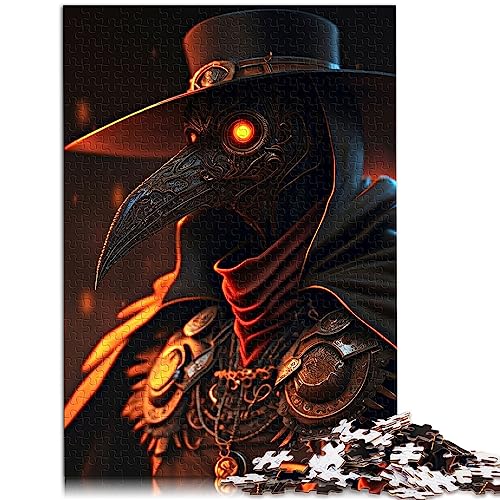 Puzzle für Erwachsene, Pestdoktor für Erwachsene, 1000-teiliges Puzzle, Holzpuzzle für Erwachsene und Kinder ab 12 Jahren, Familienpuzzlespiel, Größe: 50x75 cm von SIBREA