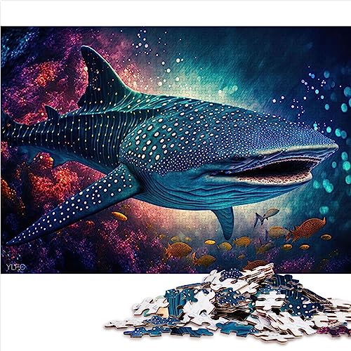 Puzzle für Erwachsene, Walhaie, 1000-teiliges Puzzle, Holzpuzzle, geeignet für Kinder ab 12 Jahren, Lernspiel für Erwachsene, Kinder, Größe: 50x75 cm Puzzle für Erwachsene, Walhaie, 1000-teiliges Puzzle, Holzpuzzle, geeignet für Kinder ab 12 Jahren, Lernspiel für Erwachsene, Kinder, Größe: 50x75 cm von SIBREA