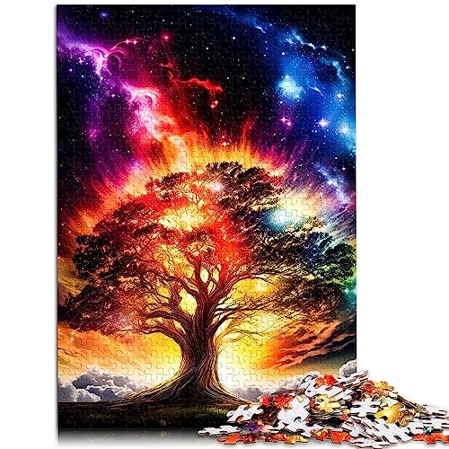 SIBREA Puzzle für Erwachsene und Kinder ab 12 Jahren, Kosmischer Baum des Lebens, 1000 Teile, Puzzle aus Pappe, Größe: 26 x 38 cm von SIBREA