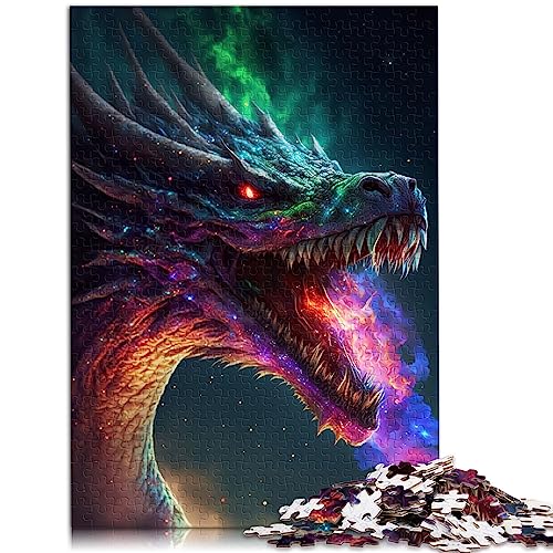 Puzzle für Erwachsene, kosmischer Drache, Schlangenkönig, Erwachsenenpuzzle, 1000 Holzpuzzle für Erwachsene und Kinder, Familienspaß, Puzzles, Größe: 50x75 cm Puzzle für Erwachsene, kosmischer Drache, Schlangenkönig, Erwachsenenpuzzle, 1000 Holzpuzzle für Erwachsene und Kinder, Familienspaß, Puzzles, Größe: 50x75 cm von SIBREA