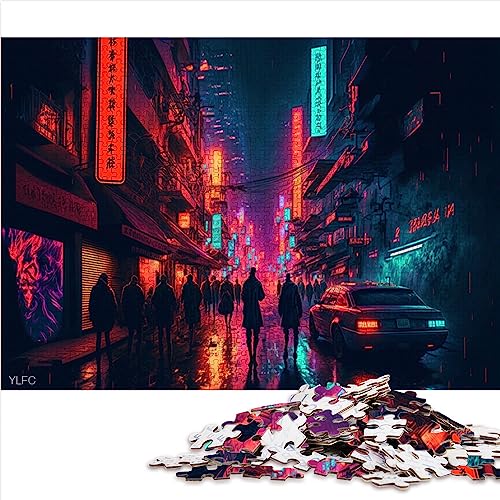 Puzzle für Erwachsene „Night City“, 1000-teiliges Puzzle, Holzpuzzle für Erwachsene und Kinder ab 12 Jahren, Lernpuzzle, Familienspiel, Größe: 50x75 cm Puzzle für Erwachsene „Night City“, 1000-teiliges Puzzle, Holzpuzzle für Erwachsene und Kinder ab 12 Jahren, Lernpuzzle, Familienspiel, Größe: 50x75 cm von SIBREA