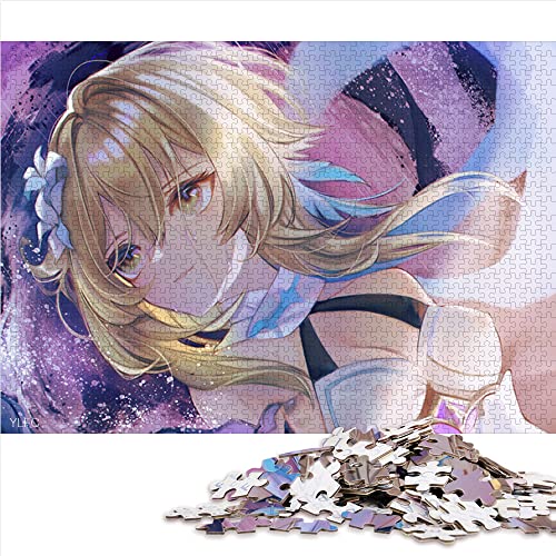 Puzzle für Erwachsene Genshin Impact Lumine 1000-teiliges Puzzle für Erwachsene und Kinder ab 12 Jahren. Papppuzzles. Genießen Sie Spiele für Erwachsene. Größe: 26 x 38 cm von SIBREA