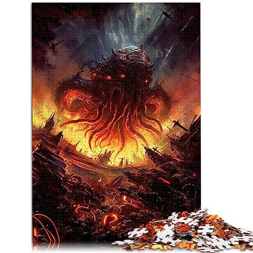 SIBREA Puzzle für Erwachsene und Kinder Cthulhu Invasion 1000 Teile Holzpuzzle Modernes Rätsel für Familienspaß ab 12 Jahren 50x75 cm SIBREA Puzzle für Erwachsene und Kinder Cthulhu Invasion 1000 Teile Holzpuzzle Modernes Rätsel für Familienspaß ab 12 Jahren 50x75 cm von SIBREA