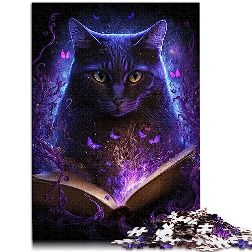 Puzzle für Kinder, magische Katze, 1000 Teile, für Erwachsene, für Erwachsene und Kinder, Papppuzzles, Heimdekoration, Puzzlegröße: 26 x 38 cm Puzzle für Kinder, magische Katze, 1000 Teile, für Erwachsene, für Erwachsene und Kinder, Papppuzzles, Heimdekoration, Puzzlegröße: 26 x 38 cm von SIBREA