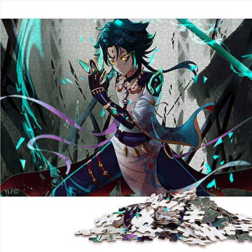 Puzzles für Erwachsene, 1000 Teile, Genshin Impact Xiao Holzpuzzle für Erwachsene und Kinder, tolles Geschenk für Erwachsene, Größe: 50 x 75 cm Puzzles für Erwachsene, 1000 Teile, Genshin Impact Xiao Holzpuzzle für Erwachsene und Kinder, tolles Geschenk für Erwachsene, Größe: 50 x 75 cm von SIBREA
