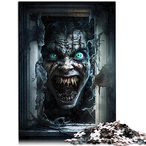 Puzzles für Erwachsene, Horror-Kunst, 1000-teiliges Puzzle für Erwachsene, Holzpuzzle, geeignet für Erwachsene und Kinder über 12 Jahre, Heim-Lernspiele, DIY-Spielzeug, Größe: 50x75 cm Puzzles für Erwachsene, Horror-Kunst, 1000-teiliges Puzzle für Erwachsene, Holzpuzzle, geeignet für Erwachsene und Kinder über 12 Jahre, Heim-Lernspiele, DIY-Spielzeug, Größe: 50x75 cm von SIBREA