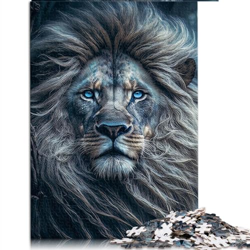 Puzzles für Erwachsene, König der Löwen, 1000 Teile, Puzzles für Erwachsene für Erwachsene und Kinder ab 12 Jahren, Papppuzzles, tolles Geschenk für Erwachsene, Größe: 26 x 38 cm von SIBREA