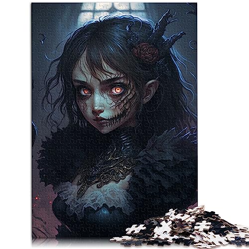 Puzzles für Erwachsene, Manga-Vampir, 1000-teiliges Puzzle für Erwachsene und Jugendliche ab 12 Jahren, Papppuzzles, Cartoon-Puzzle, Größe: 26 x 38 cm von SIBREA