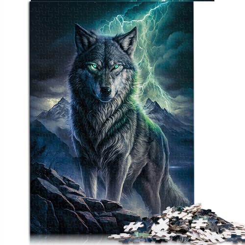Puzzles für Erwachsene, Phantomwolf-Puzzles für Erwachsene, 1000 Puzzles für Erwachsene und Kinder ab 12 Jahren, Papppuzzles, Puzzle – anspruchsvolles Spiel, Größe: 26 x 38 cm von SIBREA