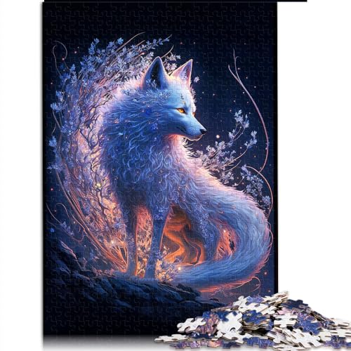 Puzzles für Erwachsene, Polarfuchs, 1000-teilige Puzzles für Erwachsene, für Erwachsene und Kinder ab 12 Jahren, Papppuzzles, Familiendekoration, Größe: 26 x 38 cm Puzzles für Erwachsene, Polarfuchs, 1000-teilige Puzzles für Erwachsene, für Erwachsene und Kinder ab 12 Jahren, Papppuzzles, Familiendekoration, Größe: 26 x 38 cm von SIBREA