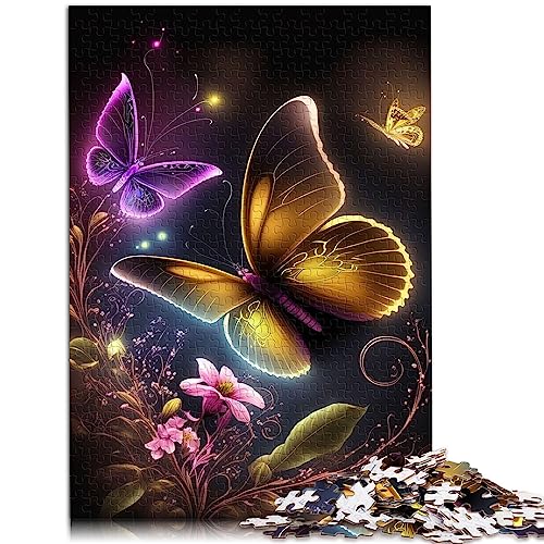 Puzzles für Erwachsene, Schmetterling, bunt, 1000-teiliges Puzzle für Erwachsene und Kinder ab 12 Jahren, Papppuzzles, Geschenkideen, Größe: 26 x 38 cm Puzzles für Erwachsene, Schmetterling, bunt, 1000-teiliges Puzzle für Erwachsene und Kinder ab 12 Jahren, Papppuzzles, Geschenkideen, Größe: 26 x 38 cm von SIBREA