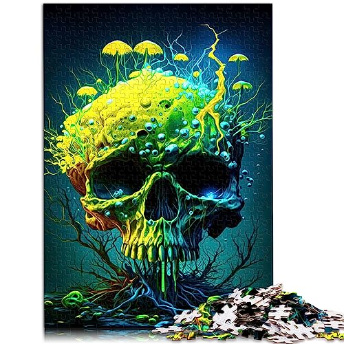 SIBREA Puzzles für Erwachsene, Totenkopf-Puzzle, 1000 Teile, für Erwachsene und Kinder ab 12 Jahren, Karton, Jigsaw, Puzzle, 1 Set, 1000 Stück, 26 x 38 cm von SIBREA