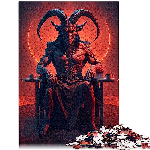 Puzzles für Erwachsene Dark Lord 1000-teilige Puzzles Holzpuzzles Geeignet für Erwachsene und Kinder über 12 Jahre LernpuzzleFamilienspielgröße: 50x75 cm von SIBREA