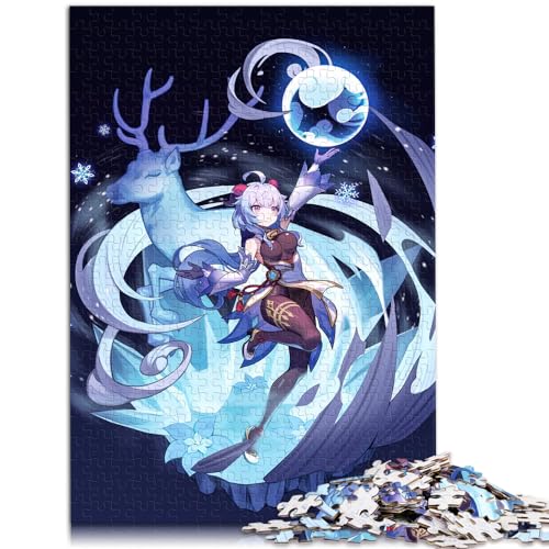 Puzzles für Erwachsene Genshin Impact Ganyu 1000 Erwachsenenteile Puzzle für Erwachsene und Kinder ab 12 Jahren Puzzle-PapppuzzlesUnterhaltung Größe: 26 x 38 cm von SIBREA