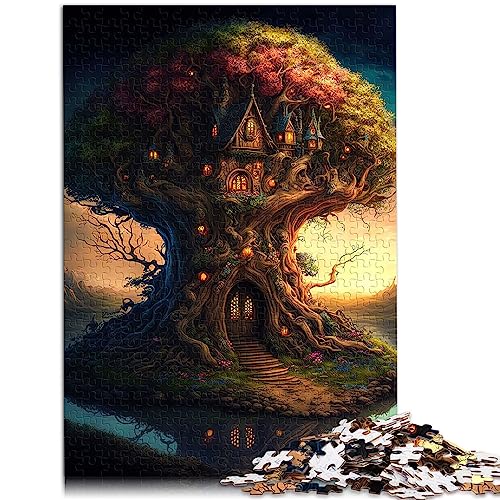 Puzzles für Erwachsene Geschenke Märchenreich 1000-teiliges Puzzlespiel für Erwachsene und Kinder ab 12 Jahren Papppuzzles Dekomprimierendes intellektuelles Lernspielzeug Größe: 26 x 38 cm von SIBREA