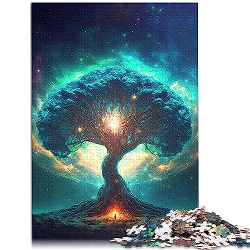 Puzzles für Erwachsene Kinder Magischer Baum Puzzles für Erwachsene 1000 Holzpuzzle für Erwachsene Kinder ab 12 Jahren Spielzeug Intellektuelles Spiel Größe: 50x75 cm von SIBREA