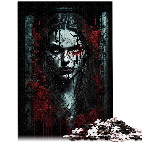 SIBREA Puzzles für Erwachsene Teens Horror Art 1000-teiliges Holzpuzzle für Erwachsene und Kinder ab 12 Jahren, Größe: 50x75 cm SIBREA Puzzles für Erwachsene Teens Horror Art 1000-teiliges Holzpuzzle für Erwachsene und Kinder ab 12 Jahren, Größe: 50x75 cm von SIBREA