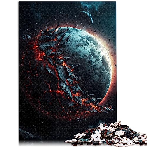 Puzzles für Erwachsene: Explodierender Mond, 1000-teiliges Puzzle, Holzpuzzle für Erwachsene und Kinder, Lernspiele, Heimdekoration, Puzzle. Größe: 50x75cm Puzzles für Erwachsene: Explodierender Mond, 1000-teiliges Puzzle, Holzpuzzle für Erwachsene und Kinder, Lernspiele, Heimdekoration, Puzzle. Größe: 50x75cm von SIBREA