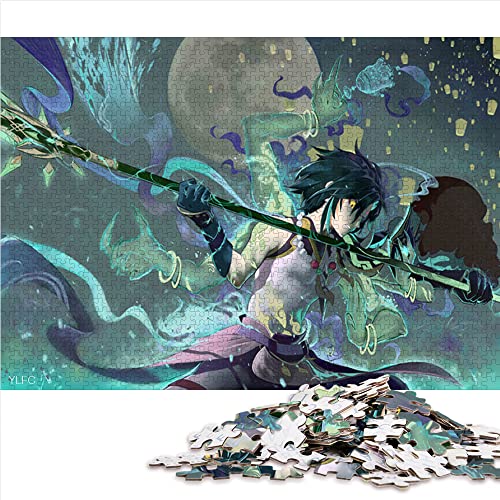 Puzzles für Kinder, 1000-teiliges Puzzle, Genshin Impact Xiao, Holzpuzzle für Erwachsene und Kinder ab 12 Jahren, herausfordernde Spielgröße: 50 x 75 cm Puzzles für Kinder, 1000-teiliges Puzzle, Genshin Impact Xiao, Holzpuzzle für Erwachsene und Kinder ab 12 Jahren, herausfordernde Spielgröße: 50 x 75 cm von SIBREA