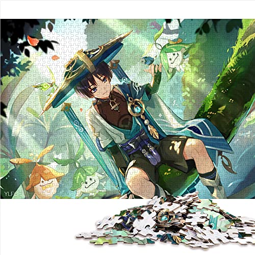 Puzzles für Kinder, 1000-teiliges Puzzlespiel, Genshin Impact Wanderer, Holzpuzzle für Erwachsene und Kinder ab 12 Jahren, Erwachsene, Größe: 50 x 75 cm Puzzles für Kinder, 1000-teiliges Puzzlespiel, Genshin Impact Wanderer, Holzpuzzle für Erwachsene und Kinder ab 12 Jahren, Erwachsene, Größe: 50 x 75 cm von SIBREA