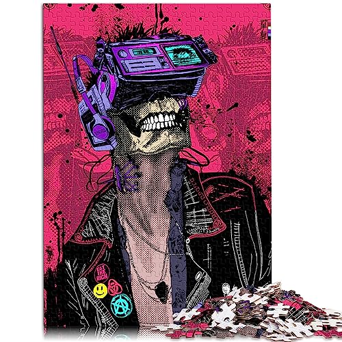 Puzzles für Kinder, Totenkopf-Typ, für Erwachsene, 1000-teilige Puzzles, geeignet für Erwachsene und Kinder ab 12 Jahren, Papppuzzles, Rätselgröße: 26 x 38 cm Puzzles für Kinder, Totenkopf-Typ, für Erwachsene, 1000-teilige Puzzles, geeignet für Erwachsene und Kinder ab 12 Jahren, Papppuzzles, Rätselgröße: 26 x 38 cm von SIBREA