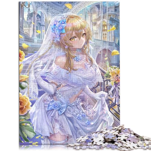 Puzzles für Kinder Genshin Impact Lumine 1000 Teile Puzzles für Erwachsene, Geschenke, geeignet für Erwachsene und Kinder über 12 Jahre, Papppuzzles, schwierig und herausfordernd, Größe: 26 x 38 cm von SIBREA