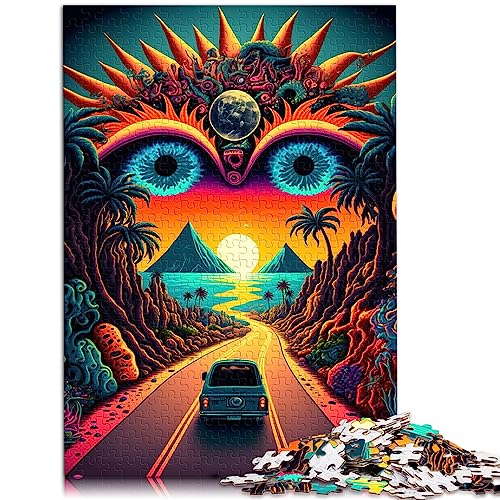 für Erwachsene Puzzles „Reise ins Paradies“ Puzzles für Erwachsene 1000 Teile Holzpuzzle für Erwachsene und Kinder ab 12 Jahren für Familienspaß Größe: 50x75 cm von SIBREA