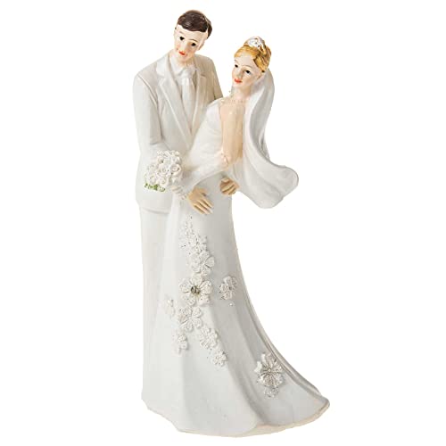 SIDCO Brautpaar Tortenfigur Hochzeit Tortenaufsatz Hochzeitstorte Hochzeitspaar Deko von SIDCO