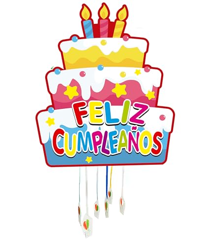 Piñata zum Kindergeburtstag, groß, Pinata für Kinder, Dekoration für Kinderpartys, Jungen und Mädchen, große Pinatas zum Befüllen mit Spielzeug und Süßigkeiten, einfach zu befüllen von SIDRAL