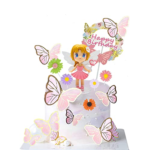 18 Stück Blumenfee Cupcake Topper,Blumenfee Mini Figuren Set,Blumen Feen Geburtstag Deko,Butterfly Cake Topper für Geburtstagsfeierzubehör Baby Shower Anniversary Decorations 18 Stück Blumenfee Cupcake Topper,Blumenfee Mini Figuren Set,Blumen Feen Geburtstag Deko,Butterfly Cake Topper für Geburtstagsfeierzubehör Baby Shower Anniversary Decorations von SIEBOLD