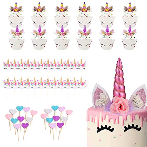 74 Stück Einhorn Tortendeko,Einhorn Kuchen Topper Happy Birthday für Geburtstag Hochzeit Party Kuchendeko 3D EinhornhöRner Und -Wimpern für Baby Shower Mädchen Kinder Geburtstag Party Decor (Rosa) 74 Stück Einhorn Tortendeko,Einhorn Kuchen Topper Happy Birthday für Geburtstag Hochzeit Party Kuchendeko 3D EinhornhöRner Und -Wimpern für Baby Shower Mädchen Kinder Geburtstag Party Decor (Rosa) von SIEBOLD