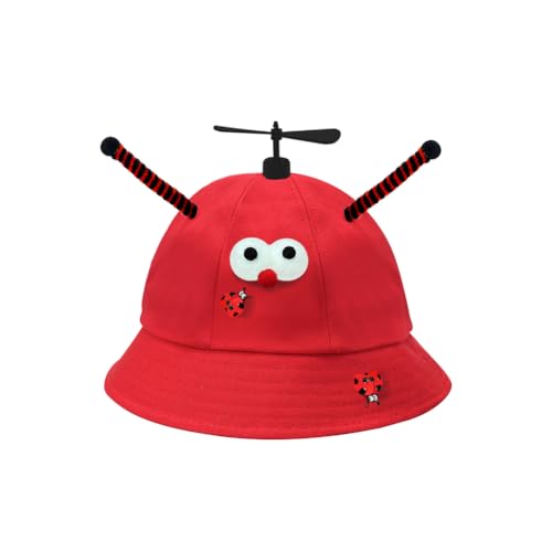 SIEBOLD Propeller mütze,Helikopter Cap,Propeller Hut,Lustige Marienkäfer mützen,Fasching hut,für Erwachsene und Kinder für Karneval Partykostüm Requisiten Partygeschenk von SIEBOLD