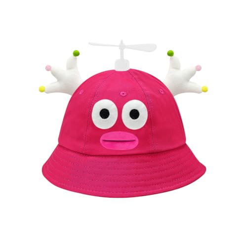 SIEBOLD Propeller mütze,mützen mit Propeller,Propeller Hut,Lustige mützen,für Erwachsene und Kinder für Karneval Partykostüm Requisiten Partygeschenk（Rose Red） von SIEBOLD