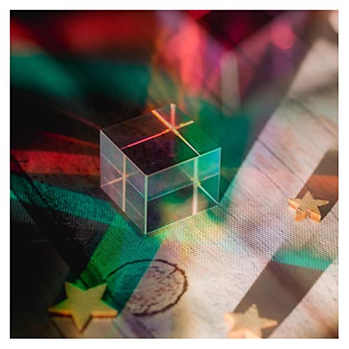 Prismen und Kaleidoskope Ägyptische Kristallornamente Kristallwissenschaften Wissenschaftsklassenoptik Kit (Color : Cube Prism40X40X40MM) von SIGOEC