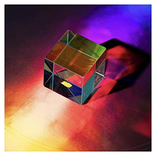 Prismen und Kaleidoskope Dreieck Prisma BK7 Optische Prismen Physik Lehre Licht Refraktate Klassenzimmer Optik-Kit (Color : Cube Prism25X25X25MM) von SIGOEC