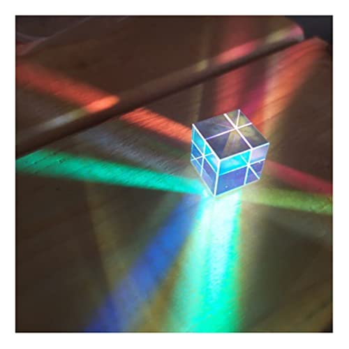 Prismen und Kaleidoskope Farbeffektfarbe des sechsseitigen optischen Strahls des Würfels 20 x 20 x 17 mm des dichroitischen Fotografie-Prismas Optik-Set für wissenschaftliche Klassenzimmer von SIGOEC
