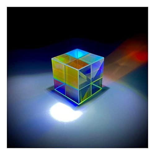 Prismen und Kaleidoskope Physikwissenschaft Dreifach-Prismen-Farblicht Wissenschafts-Klassenzimmer-Optik-Set (Color : Cube Prism22X22X22MM) von SIGOEC