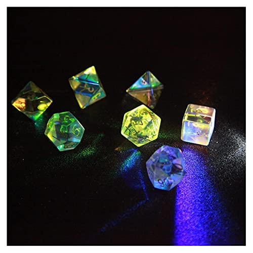 Prismen und Kaleidoskope Prisma Polyedrische Rechteckig Transparent Optisch Kit für Wissenschafts-Klassenzimmer (Color : 7PCS Color Prism B) von SIGOEC