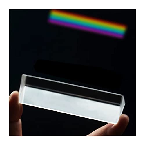 Prismen und Kaleidoskope Wissenschaft Spielzeug Dreifach-Prisma Farblicht-Reflexions-Optik-Kit for Wissenschafts-Klassenzimmer (Color : 30X30X100MM) von SIGOEC