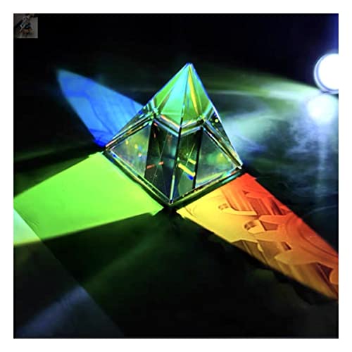 SIGOEC Prismen und Kaleidoskope Ornament Anhänger Farbe Prisma Lichtwürfel Optik-Set für Klassenzimmer der Wissenschaft von SIGOEC