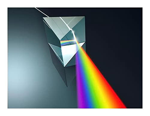 SIGOEC Smicroskop-Zubehör für Erwachsene, 1 Stück, 30 x 30 x 100 mm, optisches Glas, rechtwinklig, reflektierendes Dreiecksprisma zum Unterrichten von Lichtspektrum-Prismen-Mikroskop von SIGOEC