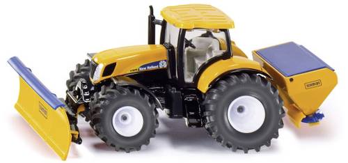 SIKU Spielwaren Traktor mit Räumschild und Salzstreuer Fertigmodell Landwirtschafts Modell von SIKU Spielwaren
