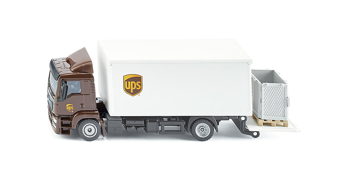 SIKU 1997 MAN LKW mit Kofferaufbau und Ladebordwand UPS mehrfarbig SIKU 1997 MAN LKW mit Kofferaufbau und Ladebordwand UPS mehrfarbig von SIKU