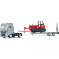 SIKU 1762 1:87 MAN Lkw mit Planierraupe von SIKU